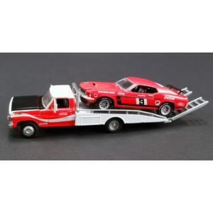 1/64 マスタング ボス フォード トラック Allan Moffat's #9 1969 Boss 302  Mustang with Ford F-350 Ramp Truck｜r-and-b