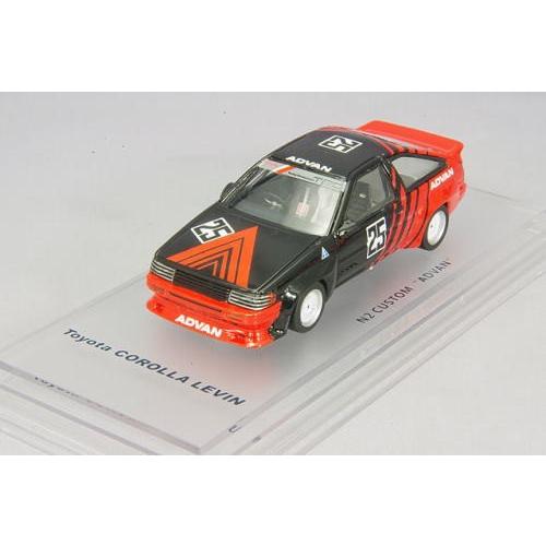 1/43 トヨタ カロ−ラ レビン N2 仕様 1986 カスタム ADVAN #25 Toyota...