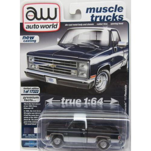 1/64 シボレー シルバラード 1985 Chevy Silverado 10 Fleetside...