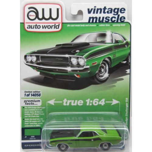 1/64 ダッジ チャレンジャー 1970 Dodge Challenger T/A Auto Wo...