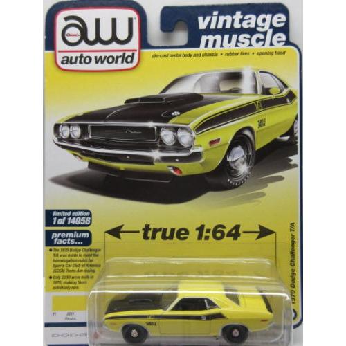 1/64 ダッジ チャレンジャー 1970 Dodge Challenger T/A Auto Wo...