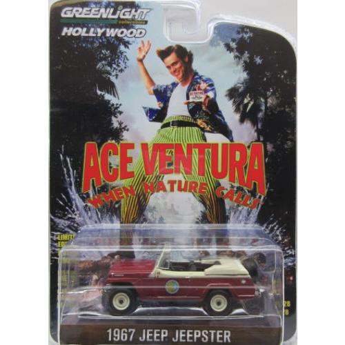 1/64 ACE Ventura 1967 Jeep Jeepster GREENLIGHT グリー...