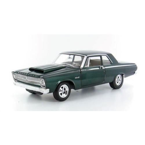 1/18 プリマス ベルベディア ミスティックグリーン 1965 Plymouth Beiveder...