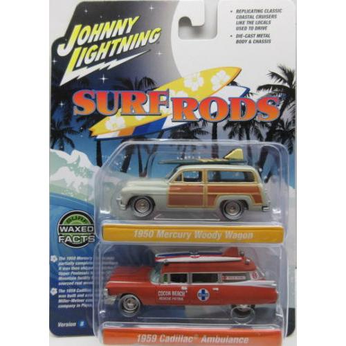 1/64 1950 Mercury Woody Wagon / 1959 Cadillac Ambu...