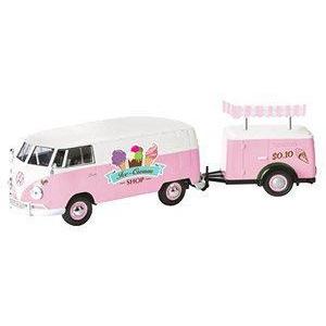 1/24 フォルクスワーゲン タイプ2 デリバリー バン VW Type2 T1 Delivery Van ＋ Refrigeration Trailer Motor Max｜r-and-b