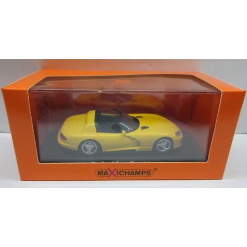1/43 ダッジ バイパー Dodge Viper Roadster 1993 Yellow MAX...