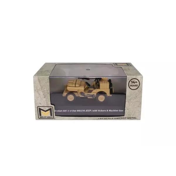 1/43 British SAS 1/4-ton Willys Jeep with Vickers ...