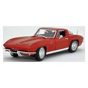 マイスト ミニカー 1965 Chevrolet Corvette C2 red Maisto 1/18