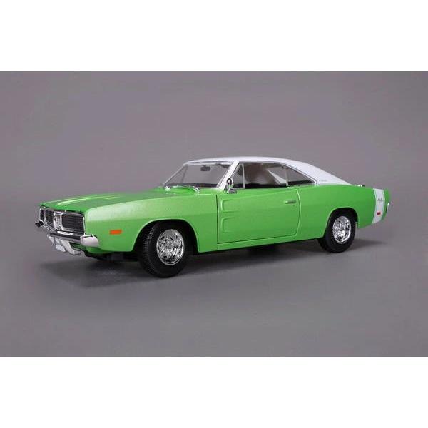 1/18 ダッジ チャージャー 1969 Dodge Charger R/T グリーン/ホワイト マ...