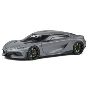 1/43 ケーニグ セグ ジェメラ Koenigsegg Gemera Hybrid 2＋2 Coupe 2021 グレー ソリド Solido｜r-and-b