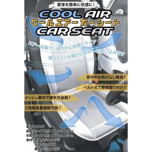 クールエアカーシート 12V専用 クールシート ドライブシート