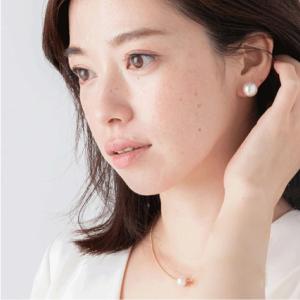 イヤリング ノンホールピアス 樹脂 パール 金...の詳細画像1