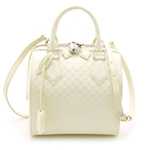 美品 グッチ 長財布 GGマーモント チェーンウォレット 573807 アイボリー ネイビー GUCCI イタリア製 ダブルG キルティング ミニバッグ ショルダーバッグ クラッチ GUCCI - 美品 グッチ 長財布 GGマーモント チェーンウォレット 573807
