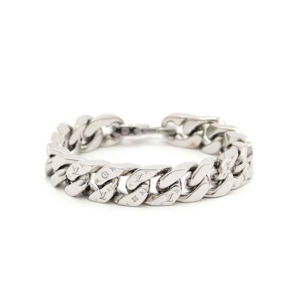 LOUIS VUITTON ルイヴィトン ブレスレット モノグラム ブラスレ・LV チェーンリンクス...