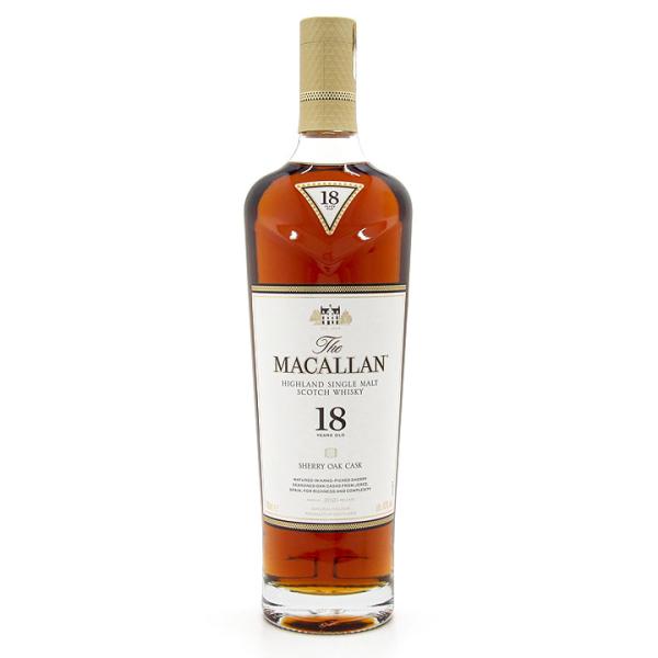 古酒 ザ マッカラン MACALLAN スコッチ ウイスキー 18年 シェリーオークカスク 2021...