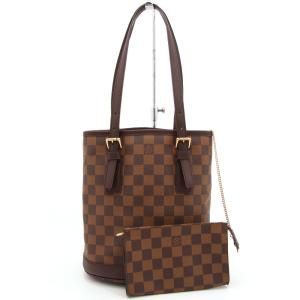 LOUIS VUITTON 【中古】ルイヴィトン トートバッグ ダミエ マレ
