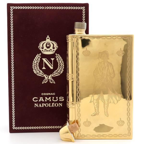 古酒 コニャック CAMUS カミュ ナポレオン ブック ゴールド 700ml 40% 箱・替栓付 ...