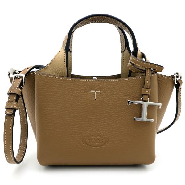 TOD'S トッズ ショルダーバッグ T タイムレス レザー バッグ マイクロ XBWAPAFL00...