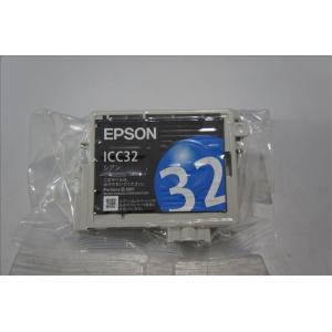 EPSON ICC32 シアン 純正インクカートリッジ 訳有品｜r-device