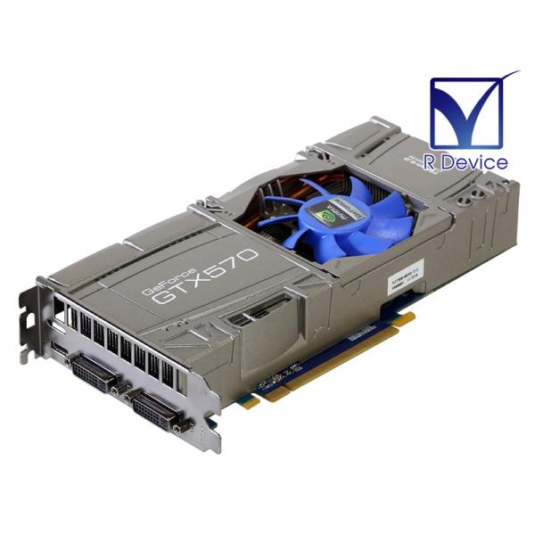 玄人志向 GeForce GTX 570 1280MB DualLink DVI-I *2/mini...