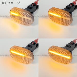 LED シーケンシャル サイドマーカー クリア...の詳細画像2