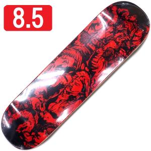 【8.5" デッキ スケートボード ホッケー】Hockey Rockers 8.5" Red｜r-fskateshop