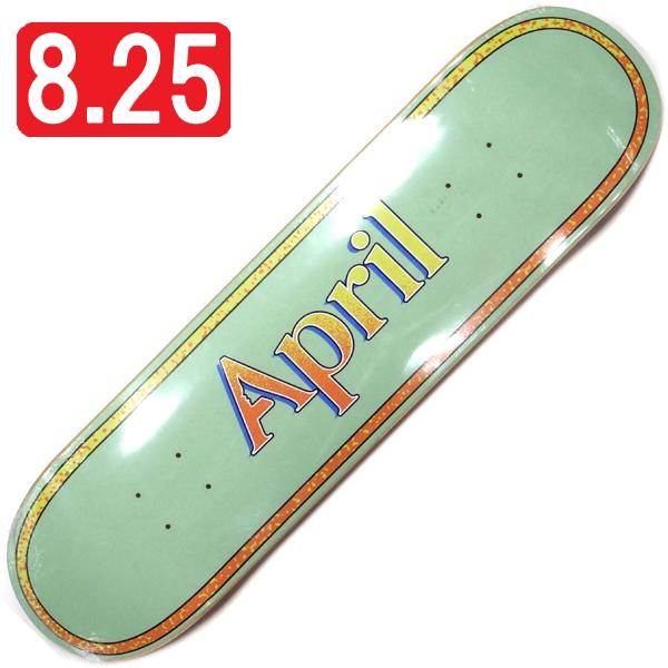 【8.25&quot; デッキ スケートボード エイプリル】April AP Logo Retro 8.25&quot;
