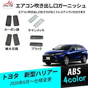 HA002 新型ハリアー 80系 85系 エアコン吹き出し口カバー エアコンダクトカバー インテリアパネルカバー 内装パーツ アクセサリー カスタム 2P