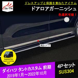 タント (11T)サイドスカートモール(メッキ)左右分セット「ダイハツ純正