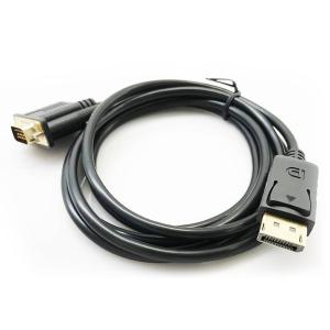 DisplayPort→VGA変換ケーブル　dp→vga DP オス VGA オス DP to VGA 1.8m｜