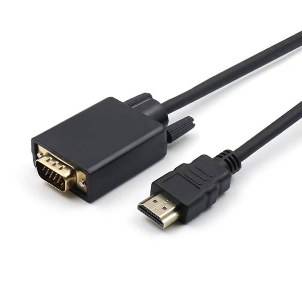 HDMI→VGA 変換ケーブル HDMI to VGA HDMI入力 VGA出力 HDMIオス VG...