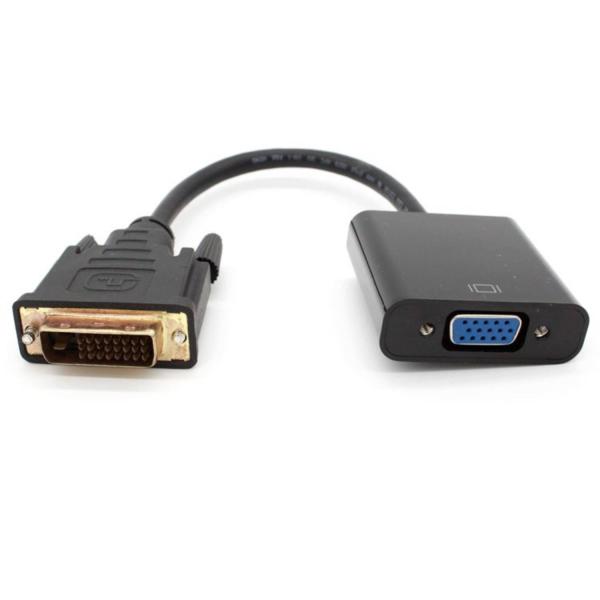 DVI→ VGA 変換アダプタ DVIオス to VGAメス変換 DVIデジタル信号変換 1080p...