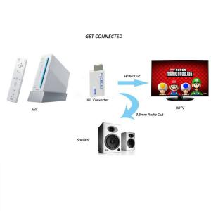 Wii to HDMI 変換アダプター白+HD...の詳細画像2
