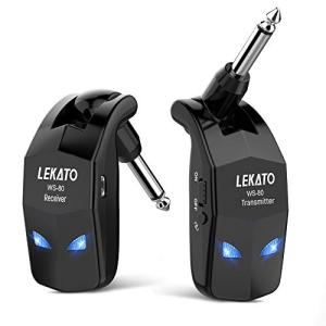 LEKATO ギターワイヤレスシステム エレキギター 送受信機