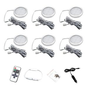 GoolRCLEDスポットライト キャビネットライト 12V LED埋め込みダウンライト 6000