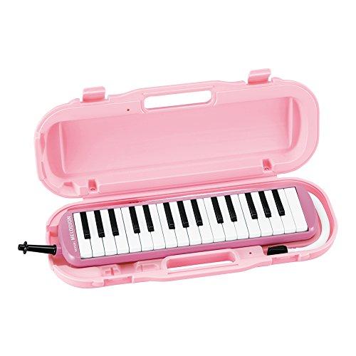 SUZUKI スズキ 鍵盤ハーモニカ メロディオン アルト 32鍵 パステルピンク MXA-32