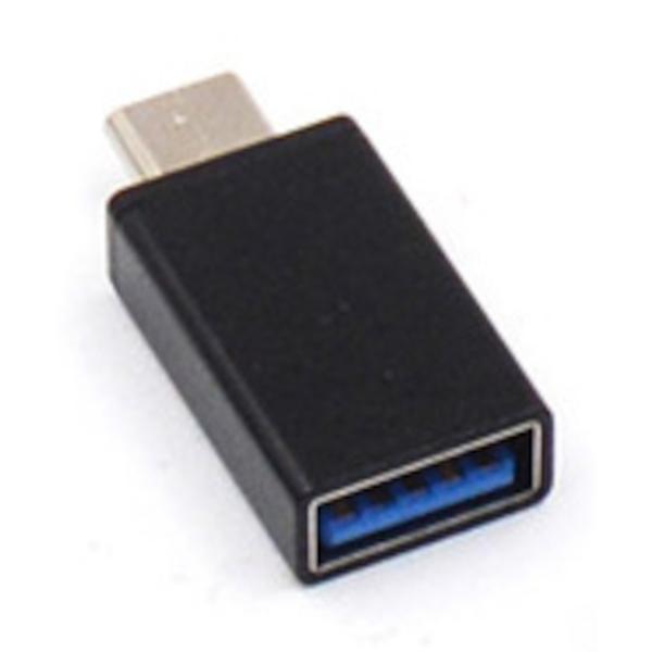 USB-Type-c 変換アダプター ブラック (Z93)