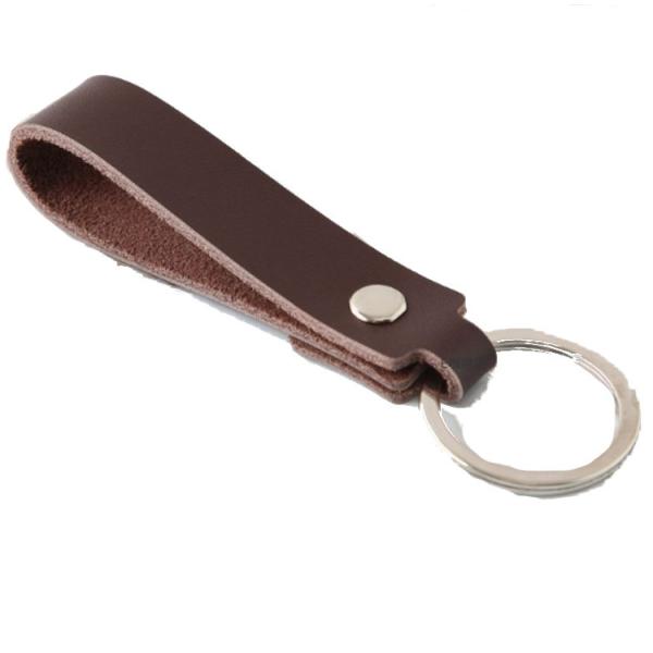 キーホルダー キーリング ブラック キーストラップ PUレザー メンズ レ ディース (FT3)