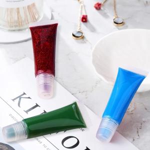 13個セット 10ml 傾斜口透明リップグロス...の詳細画像1