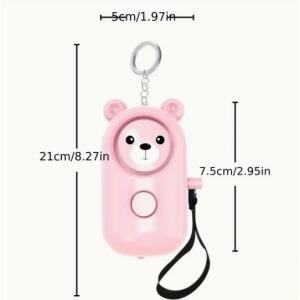 130dB 大音量防犯ブザー キーホルダー付き...の詳細画像1