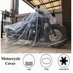 ユニバーサルバイクカバー透明モーターカバーバイク...の商品画像