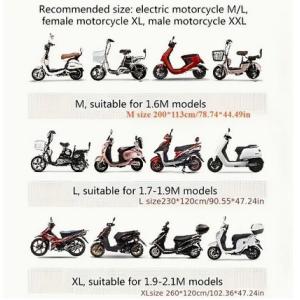 ユニバーサルバイクカバー透明モーターカバーバイ...の詳細画像1