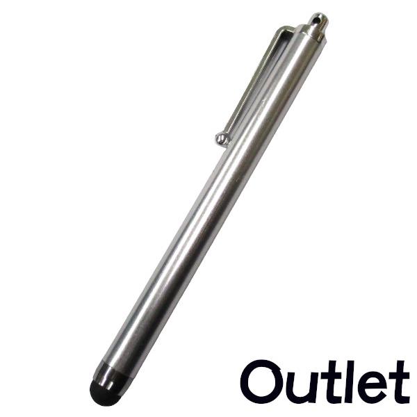 シリコンゴム式 タッチペン シルバー 1本 スマートフォン iPhone iPad mini シルバ...