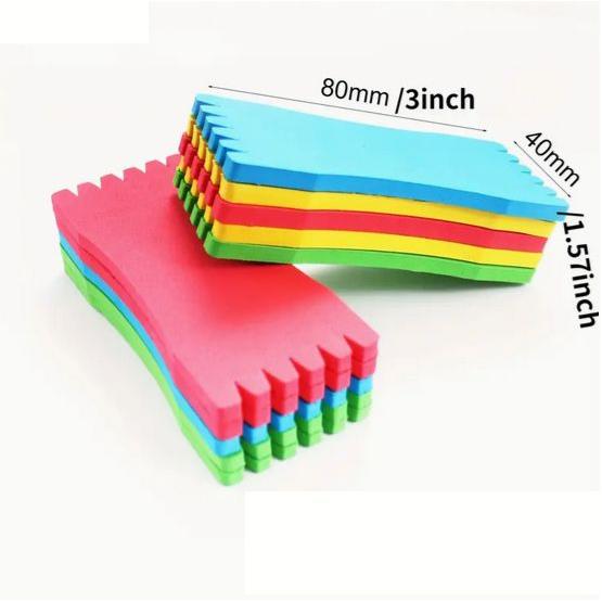 EVA フォーム 仕掛巻 40x80mm 10枚ゼット サビキ 収納 カラーランダム