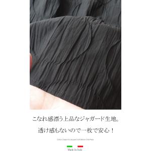 ワンピース フレア イタリア製 楊柳 サークル...の詳細画像4
