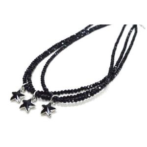 ネックレス スパイクスタッズ3連ネックレス ロックアクセサリー : r-m