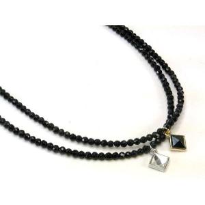 ネックレス スパイクスタッズ3連ネックレス ロックアクセサリー : r-m