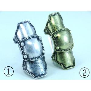 リング アーマー鎧リング メンズレディース ロックアクセサリ...