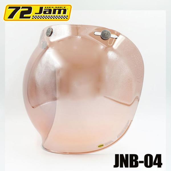 固定式バブルシールド 72JAM JNB-04 FM＋パーシモン ヘルメット シールド バイク用ヘル...