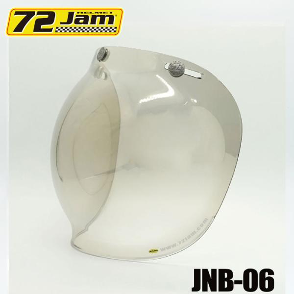 固定式バブルシールド 72JAM JNB-06 FM＋シャンパンゴールド ヘルメット シールド バイ...